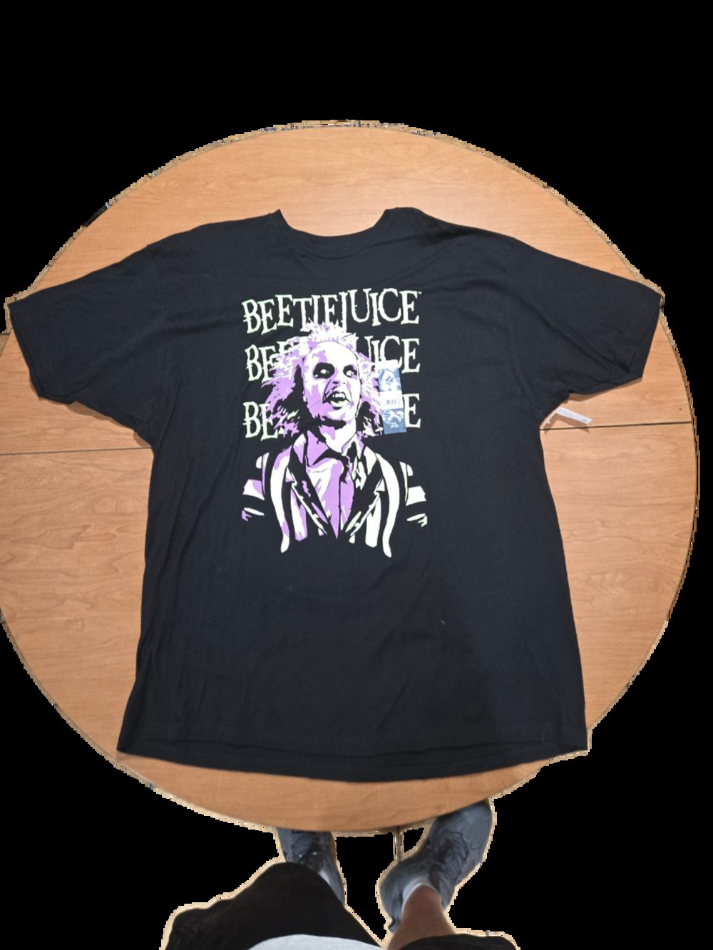 Black Graphic T-Shirt XL (46-48)